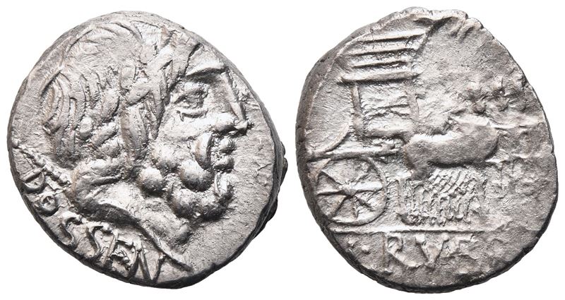 L. Rubrius Dossenus, Denarius, Rome, 87 Bc; Ar (4,02 G; 15,8 MM; 8 H)