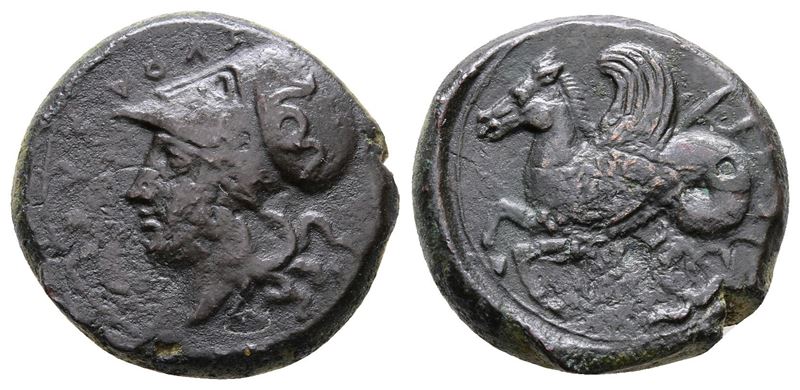 Sicily, Syracuse, 400-390 Bc. Æ Litra (18 MM, 6.51 G).