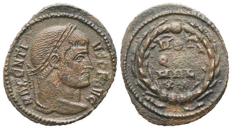 Maxentius (306-312), Quarter Follis, Rome, C. 310; Æ (2,01 G; 17,6 MM; 5 H)