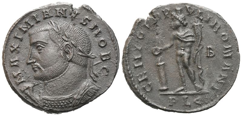 Galerius As Caesar (293-305), Follis, Lugdunum, C. 301-303; Æ (9,16 G; 27,2 MM; 12 H)