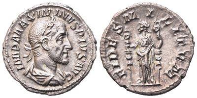 Maximinus i (235-238), Denarius, Rome, 235-236; Ar (2,72 G; 18,5 MM; 6 H)