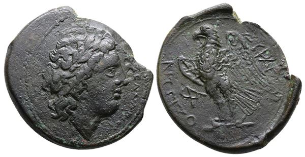 Sicily, Syracuse. Hiketas II (287-278 BC). Æ (25 mm, 8.57 g).