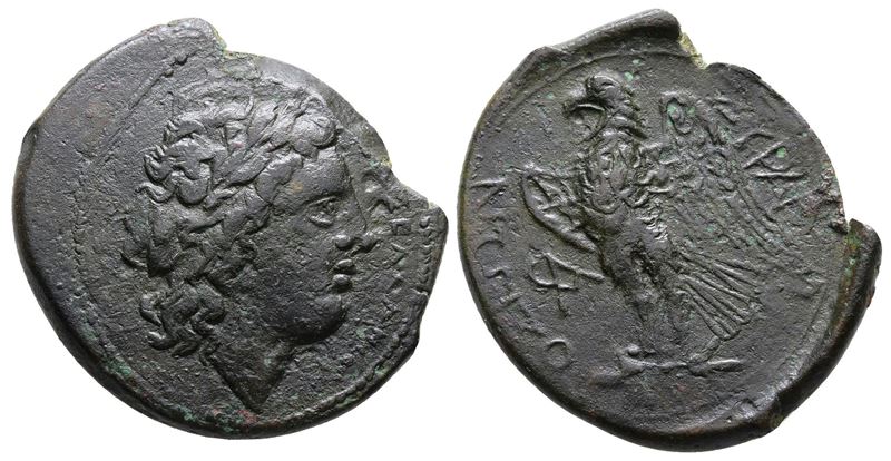 Sicily, Syracuse. Hiketas II (287-278 Bc). Æ (25 MM, 8.57 G).