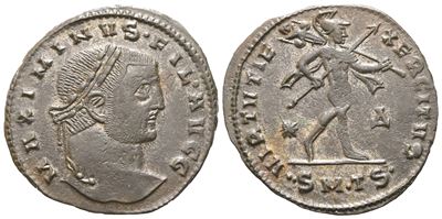 Maximinus II As Caesar (308-310), Follis, Tessalonica; Æ (5,62 G; 26 MM; 6 H)