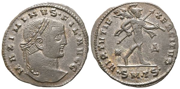 Maximinus II as Caesar (308-310), Follis, Tessalonica; Æ (5,62 g; 26 mm; 6 h)