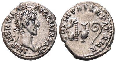 Nerva (96-98), Denarius, Rome, 97; Ar (3,44 G; 18,2 MM; 6 H)