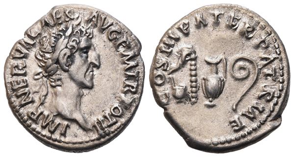 Nerva (96-98), Denarius, Rome, 97; AR (3,44 g; 18,2 mm; 6 h)