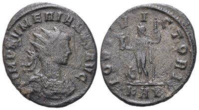 Numerianus, Antoninianus con Vittoria e Giove, Roma, 283 d.C., Æ