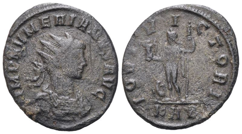 Numerianus, Antoninianus con Vittoria e Giove, Roma, 283 d.C., Æ