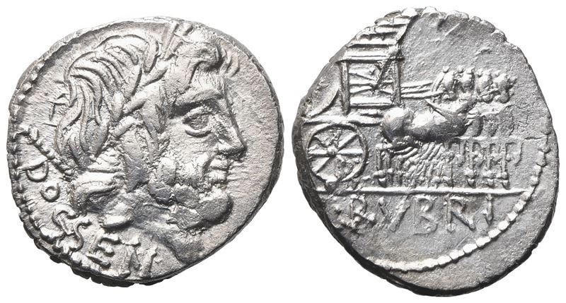L. Rubrius Dossenus, Denarius, 87 Bc; Ar (3,71 G; 17,8 MM; 4 H)