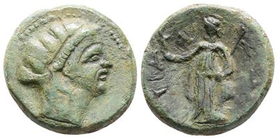 Sicily, Syracuse. Roman Rule, 1st Century Bc. Æ (21 MM, 8.50 G).