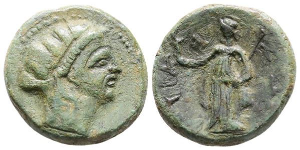 Sicily, Syracuse. Roman rule, 1st century BC. Æ (21 mm, 8.50 g).