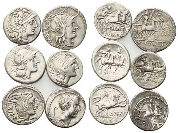 Lot of 6 AR coins to be catalogued. Lot sold as is, no returns.