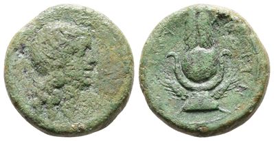 Sicily, Syracuse. Roman Rule, 2nd Century Bc. Æ (20 MM, 6.22 G).