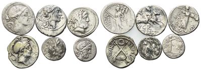 Lot Of 6 Ar Coins To Be Catalogued. Lot Sold As Is, No Returns.