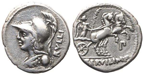 P. Servilius Rullus, Denarius, 100 BC; AR (2,14 g; 19,2 mm; 3 h)