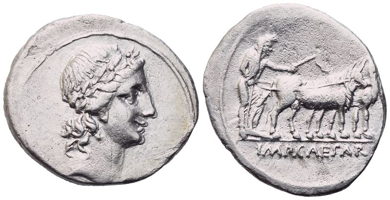 Octavian (32-27), Denarius, Brundisium Or Rome, 29-27; Ar (3,61 G; 19,4 MM; 3 H)