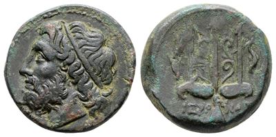 Sicily, Syracuse. Hieron II (275-215 Bc). Æ (20 MM, 6.69 G).