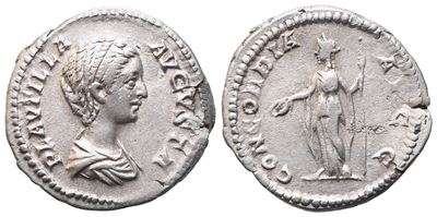 Plautilla Augusta (202-205), Denarius, Rome, 202-203; Ar (3,14 G; 18,2 MM; 6 H)