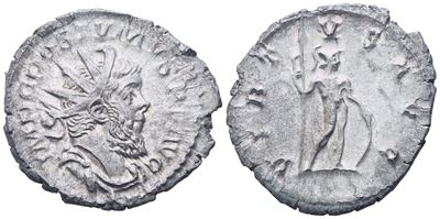 Postumus (imperium Galliarum) (260-269), Antoninianus, Colonia Agrippinensis, 262-263; Ar (3,60 G...