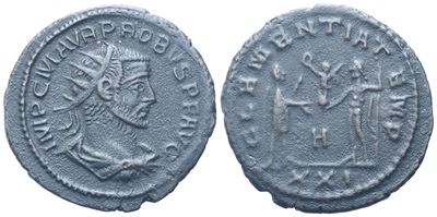 Probus (276-282), Antoninianus, Antiochia, 280; Silvered Æ (3,54 G; 21,3 MM; 11 H)