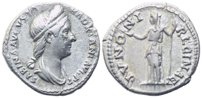 Sabina Augusta (128-136/7), Denarius, Rome, 132; Ar (3,22 G; 17,7 MM; 6 H)