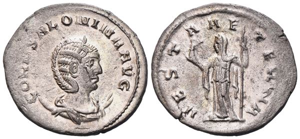 Salonina Augusta (254-268), Antoninianus, Samosata, 255-256; AR (3,44 ; 23,1 mm; 11 h)