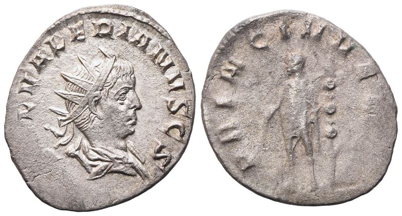 Saloninus Caesar (258-260), Antoninianus, Mediolanum, 258-260; Bi (3,03 G; 22,4 MM; 12 H)