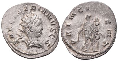 Saloninus Caesar (258-260), Antoninianus, Mediolanum, 258-260; Bi (3,60 G; 23,3 MM; 12 H)