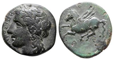 Sicily, Syracuse, 344-317 Bc. Æ (17 MM, 4.77 G).