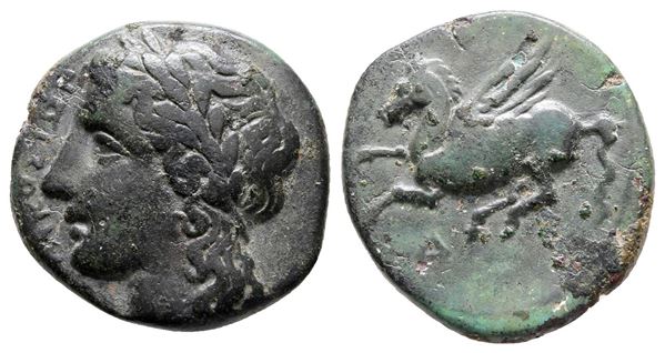 Sicily, Syracuse, 344-317 BC. Æ (17 mm, 4.77 g).