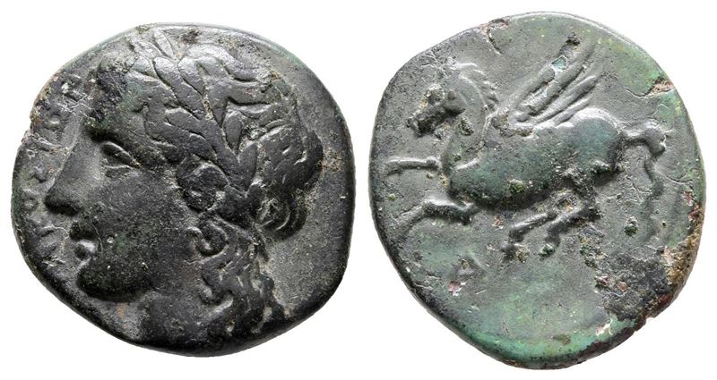 Sicily, Syracuse, 344-317 Bc. Æ (17 MM, 4.77 G).