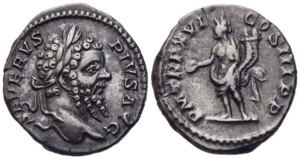 Septimius Severus (193-211), Denarius, Rome, 208; AR (3,25 g; 18 mm; 6 h)