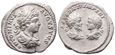 Caracalla (198-217), Denario, Roma, 199-200