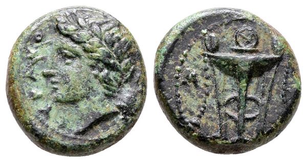 Sicily, Syracuse. Roman rule, after 212 BC. Æ (15 mm, 2.96 g).