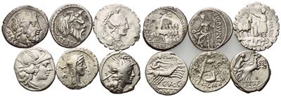 Lot Of 6 Ar Coins To Be Catalogued. Lot Sold As Is, No Returns.