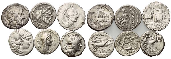 Lot of 6 AR coins to be catalogued. Lot sold as is, no returns.