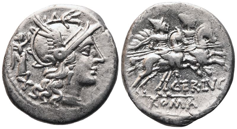 C. Terentius Lucanus, Denarius, Rome, 147 Bc; Ar (3,80 G; 19,6 MM; 6 H)