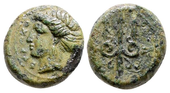 Sicily, Syracuse, 4th-3rd century BC. Æ (13 mm, 2.39 g).
