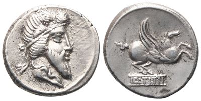 Q. Titius, Denarius, 90 Bc; Ar (4,05 G; 17,7 MM; 11 H)