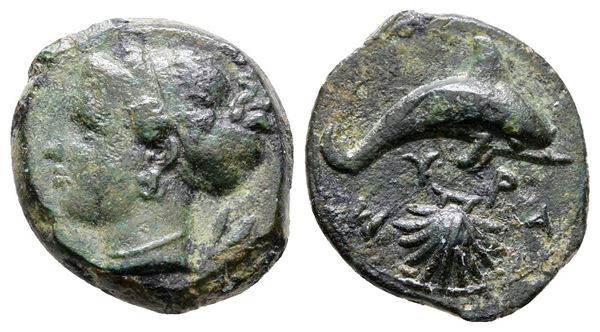 Sicily, Syracuse, c. 415-405 BC. Æ Hemilitron (15 mm, 3.09 g).