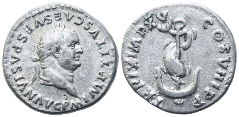 Titus (79-81), Denarius, Rome, 80; Ar (3,38 G; 17,5 MM; 11 H)