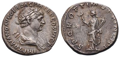 Trajan (98-117), Denarius, Rome, 113-114; Ar (3,26 G; 18,4 MM; 6 H)