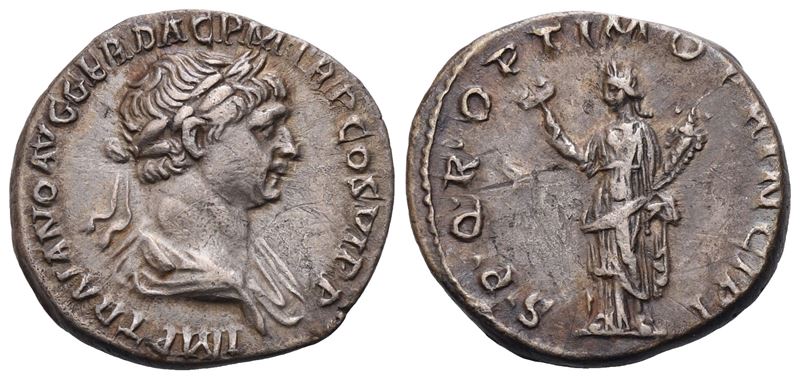 Trajan (98-117), Denarius, Rome, 113-114; Ar (3,26 G; 18,4 MM; 6 H)