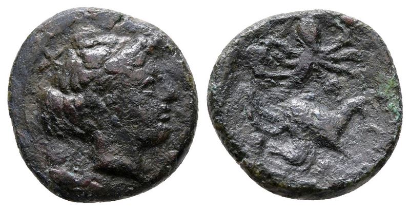 Sicily, Syracuse, C. 415-405 Bc. Æ Trias (14 MM, 1.91 G).
