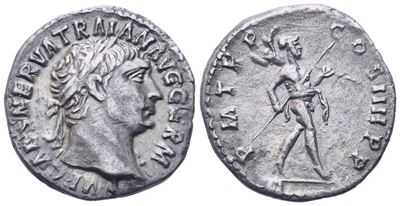 Trajan (98-117), Denarius, Rome, 101-102; Ar (2,59 G; 17,6 MM; 6 H)