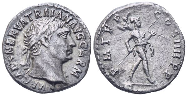 Trajan (98-117), Denarius, Rome, 101-102; AR (2,59 g; 17,6 mm; 6 h)