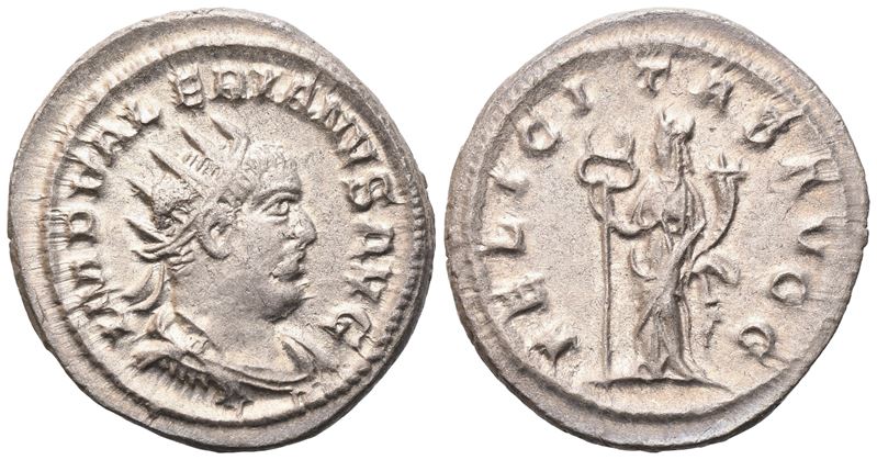 Valeriano I (253-260), Antoniniano, Antiochia (257-259), AR