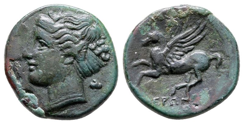 Sicily, Syracuse. Hieron II (275-215 Bc). Æ (15 MM, 2.79 G).