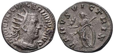 Valerian i (253-260), Antoninianus, Antiochia, 253-255; Bi (3,78 G; 20,4 MM; 12 H)